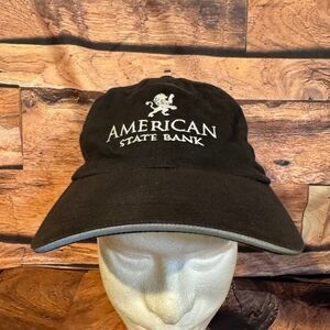 Texas Tech Hat Port Authority Men's Adjustable Black American State Bank Cap